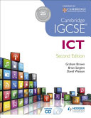 Cambridge IGCSE ICT 2ed Coursebook with CD-ROM