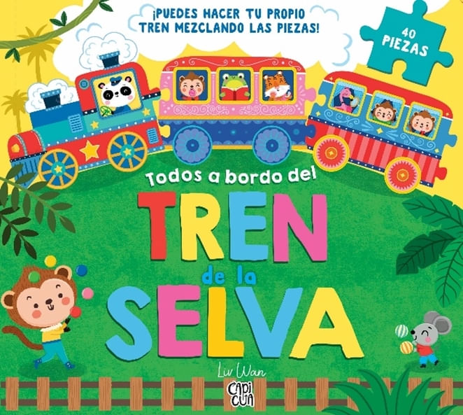 TODOS A BORDO DEL TREN DE LA SELVA - 40 PIEZAS - C