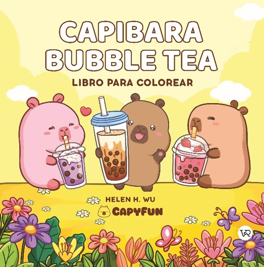 CAPIBARA BUBBLE TEA - PARA COLOREAR