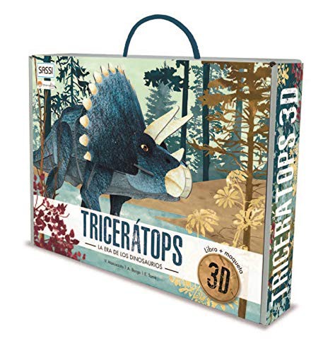 TRICERATOPS - LIBRO + MAQUETA 3D
