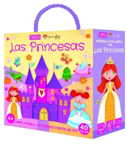 PRINCESAS, LAS - LIBRO + PUZLE + 10 FIGURAS CON SI