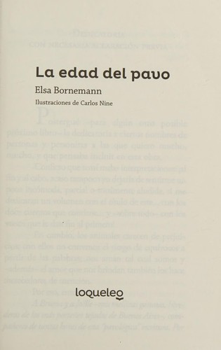 EDAD DEL PAVO LOQUELEO