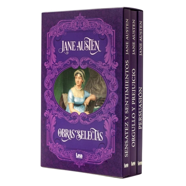 OBRAS SELECTAS - JANE AUSTEN - ESTUCHE - 3 LIBROS