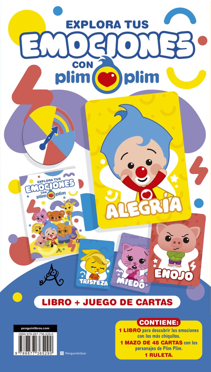 EXPLORA TUS EMOCIONES CON PLIM PLIM - LIBRO + JUEG