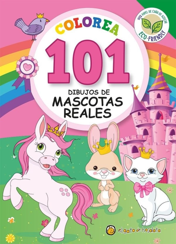 COLOREA 101 DIBUJOS DE MASCOTAS REALES
