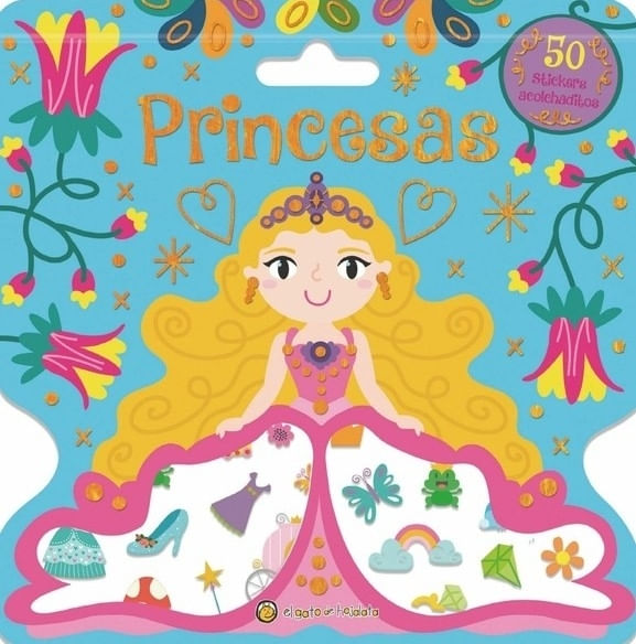 PRINCESAS - STICKERS ACOLCHADITOS