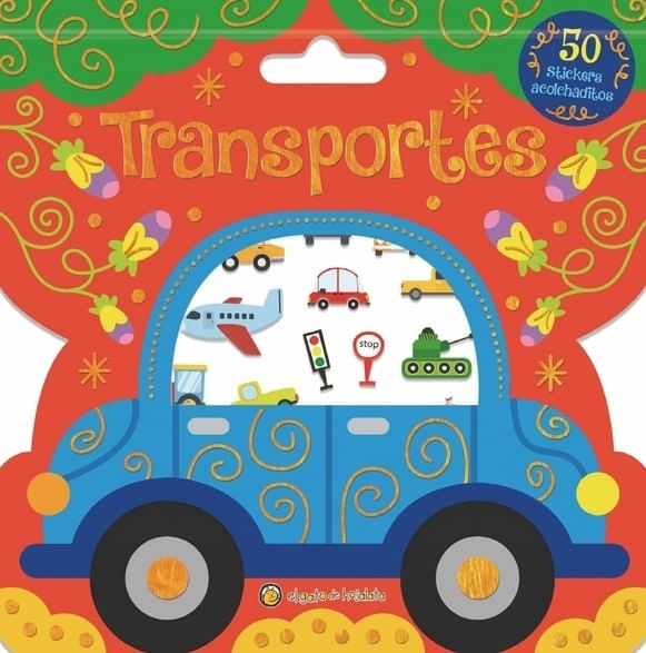 TRANSPORTES - STICKERS ACOLCHADITOS