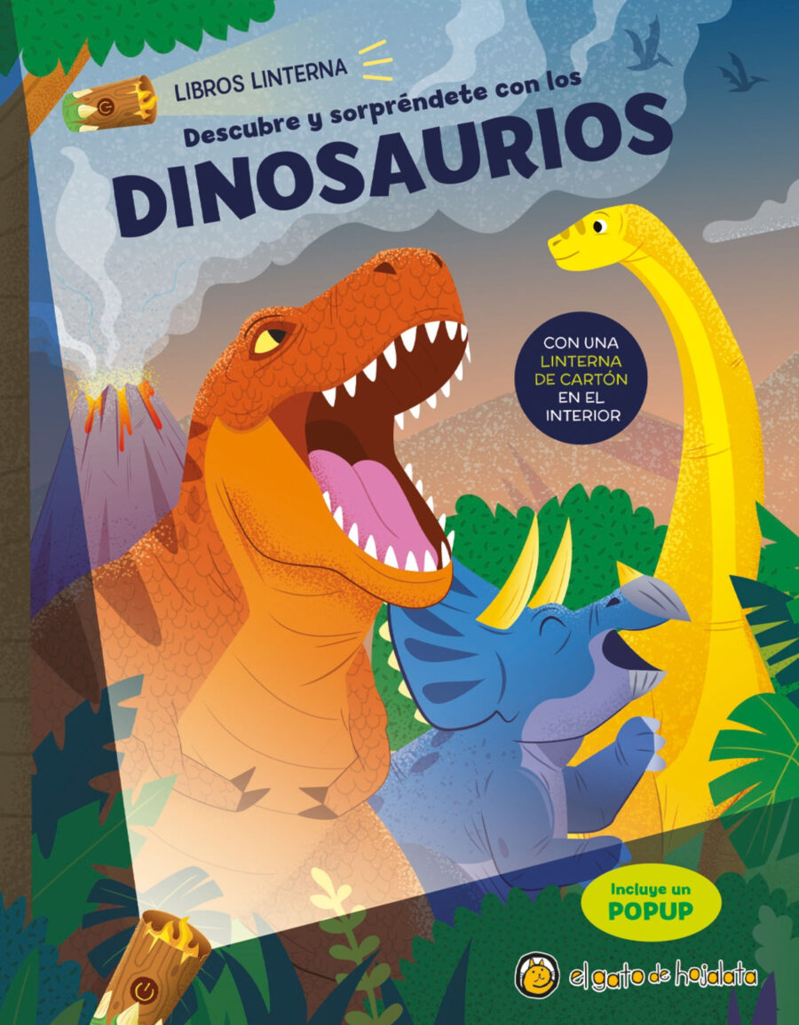 DESCUBRE Y SORPRENDETE CON LOS DINOSAURIOS - LIBRO