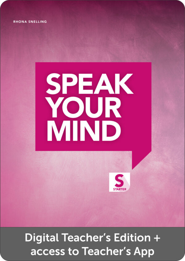 LICENCIA DIGITAL - Speak Your Mind Starter Digital Teacher's Edition + access to Teacher's App