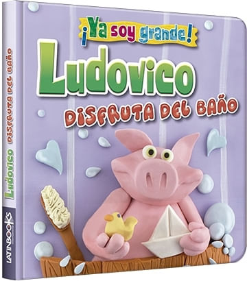 LUDOVICO DISFRUTA DEL BAÑO