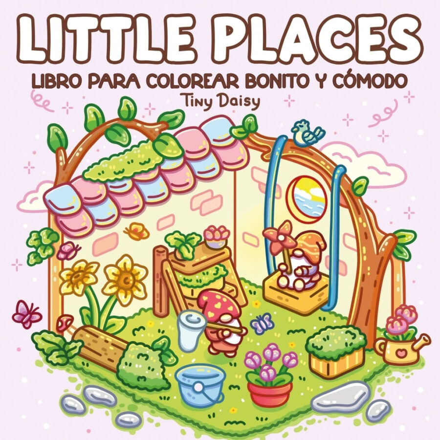 LITTLE PLACES - LIBRO PARA COLOREAR