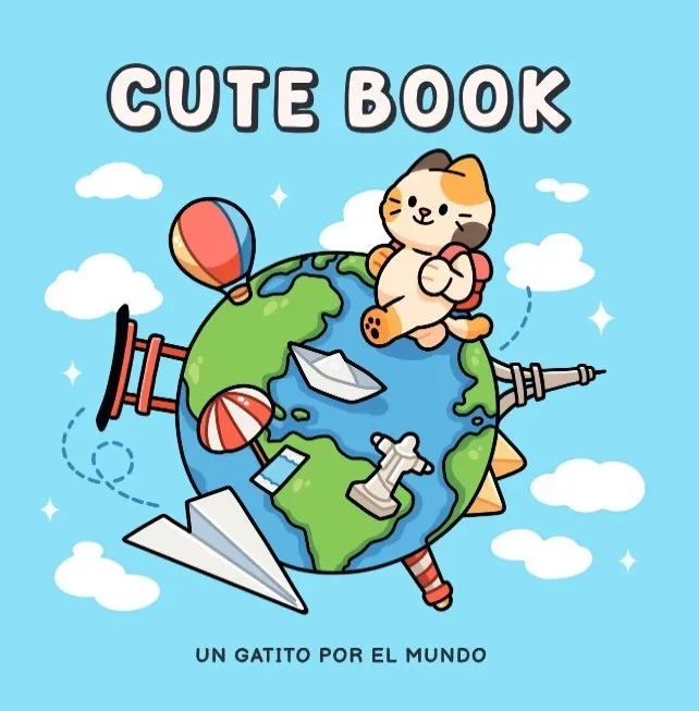 CUTE BOOK - UN GATITO POR EL MUNDO