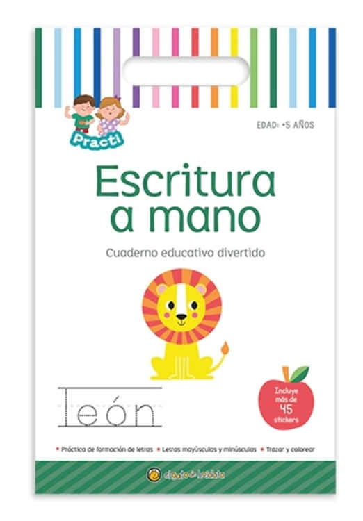 ESCRITURA A MANO - PRACTI CUADERNO EDUCATIVO DIVER