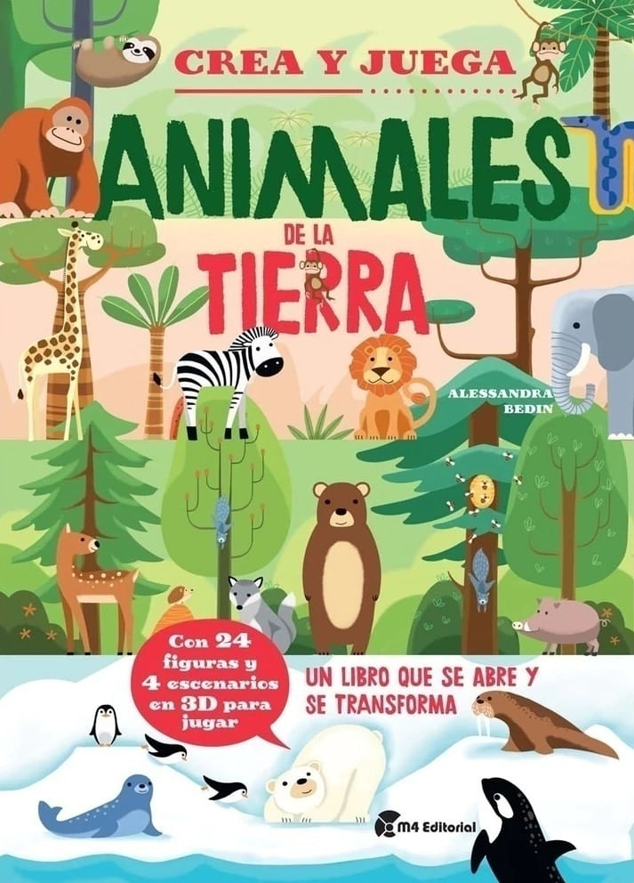 ANIMALES DE LA TIERRA - CREA Y JUEGA - TD