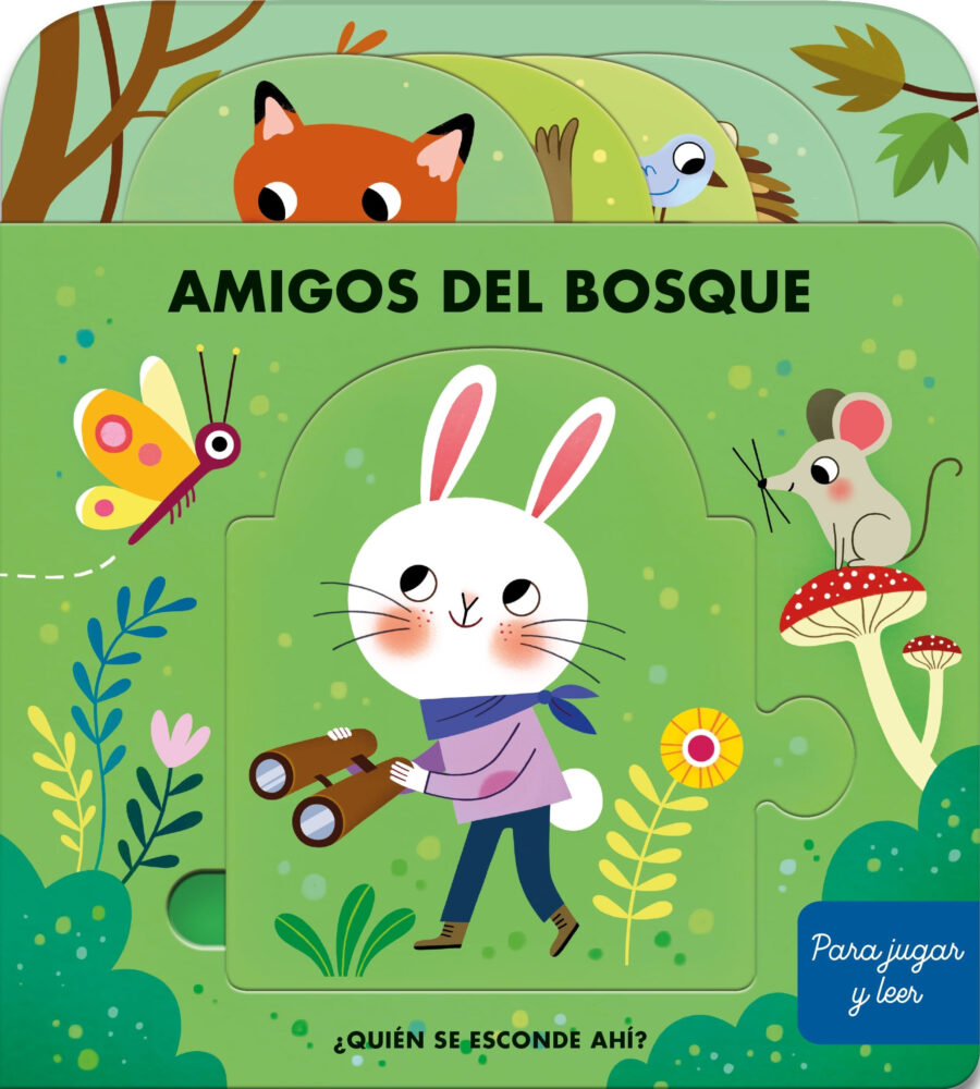 AMIGOS DEL BOSQUE - QUIEN SE ESCONDE AHI? - CARTON