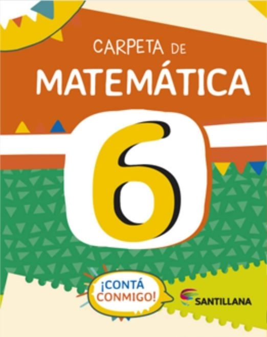 MATEMATICA 6 SANTILLANA CONTA CONMIGO