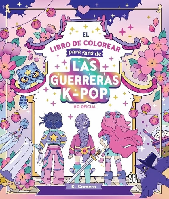 LIBRO DE COLOREAR PARA FANS DE LAS GUERRERAS K-POP