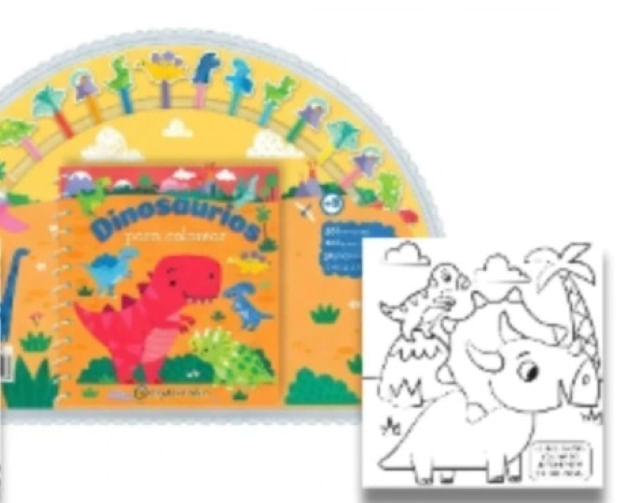 DINOSAURIOS - SET PARA PEQUEÑOS ARTISTAS