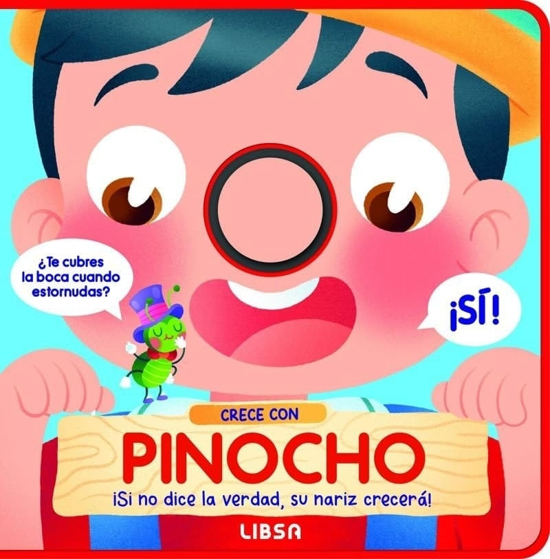 CRECE CON PINOCHO - LIBRO DE GOMAESPUMA
