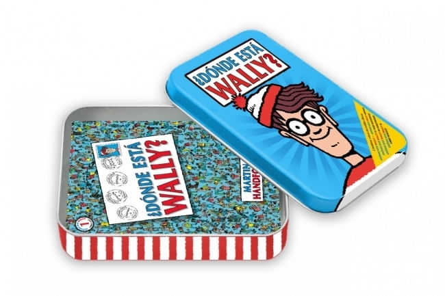 DONDE ESTA WALLY ? - 5 TITULOS - CAJA DE METAL