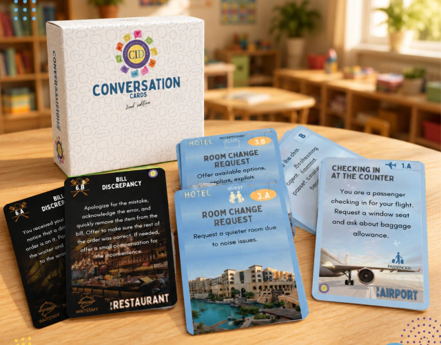 CONVERSATION CARDS 2ND ED - CID GAMES