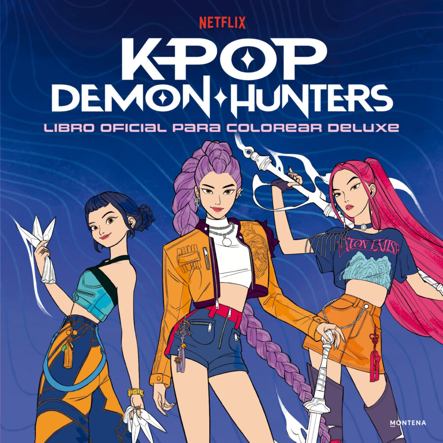 KPOP DEMON HUNTERS - LIBRO OFICIAL PARA COLOREAR D