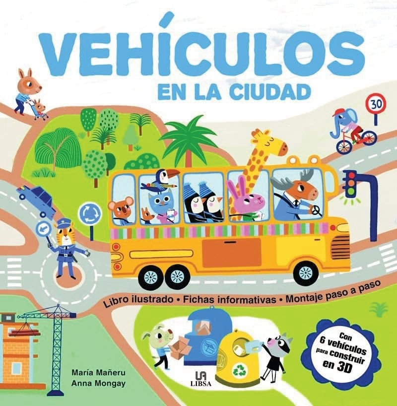 VEHICULOS EN LA CIUDAD - KIT DE CONSTRUCCION