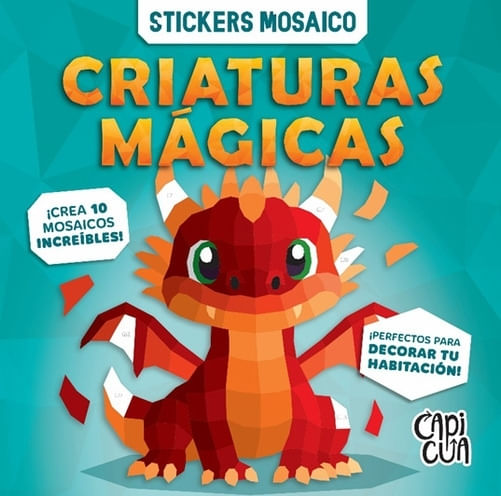 STICKERS MOSAICO - CRIATURAS MAGICAS