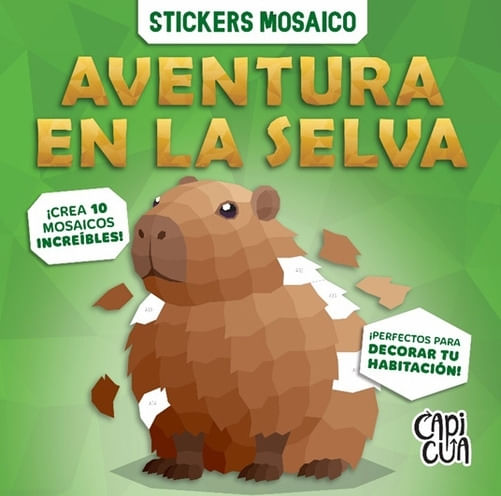 STICKERS MOSAICO - AVENTURA EN LA SELVA